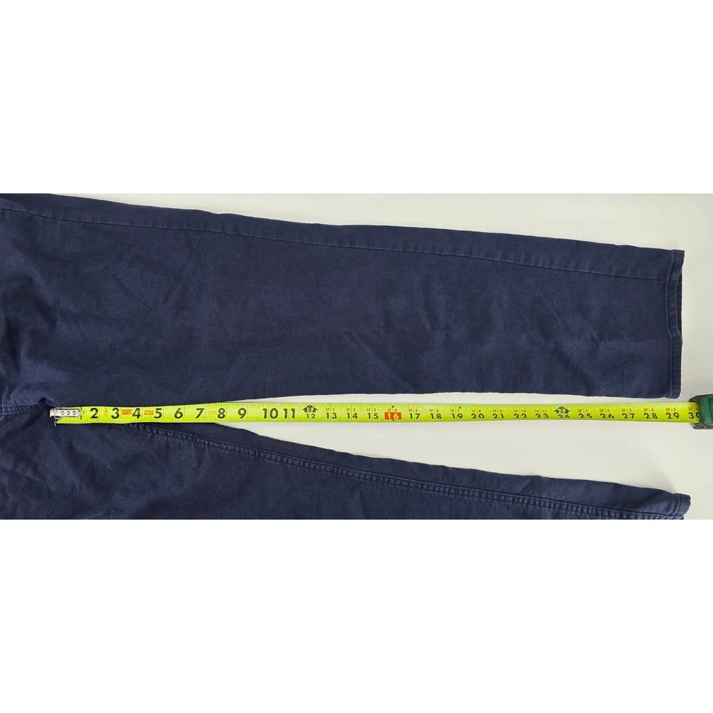 Banana Republic Mens Pants Size 38x32 Navy Blue Straight Leg Chino Trousers